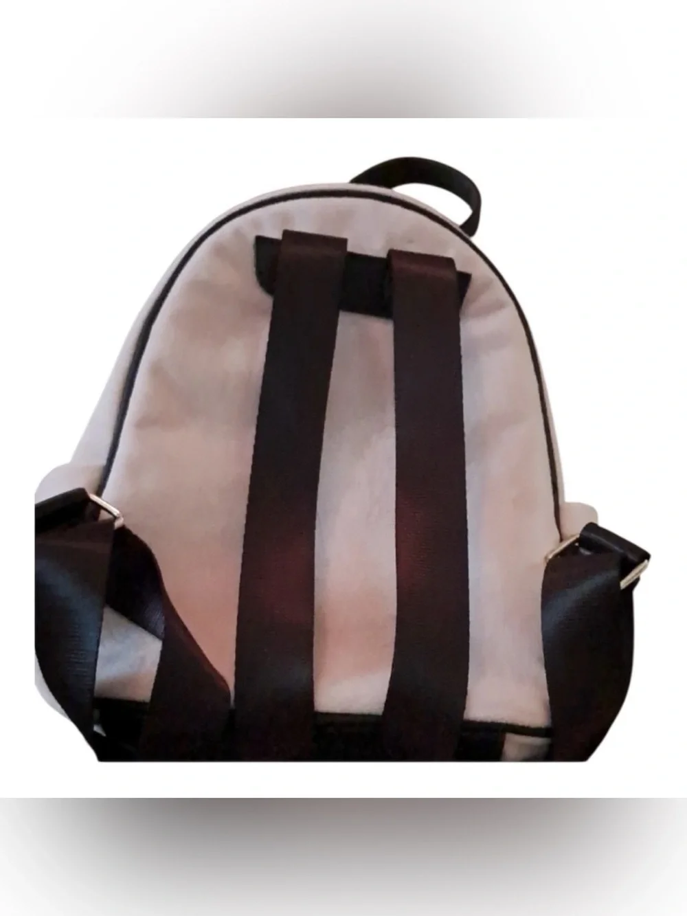 Juicy Couture Light Pink Mini Backpack with Black Trim